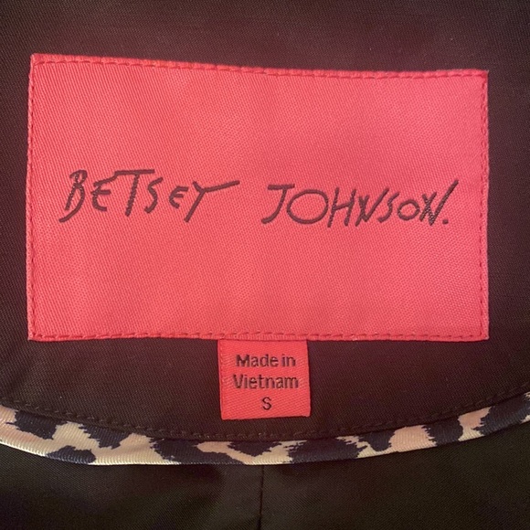 BETSY JOHNSON CORSET BACK TRENCH COAT - Picture 11 of 13